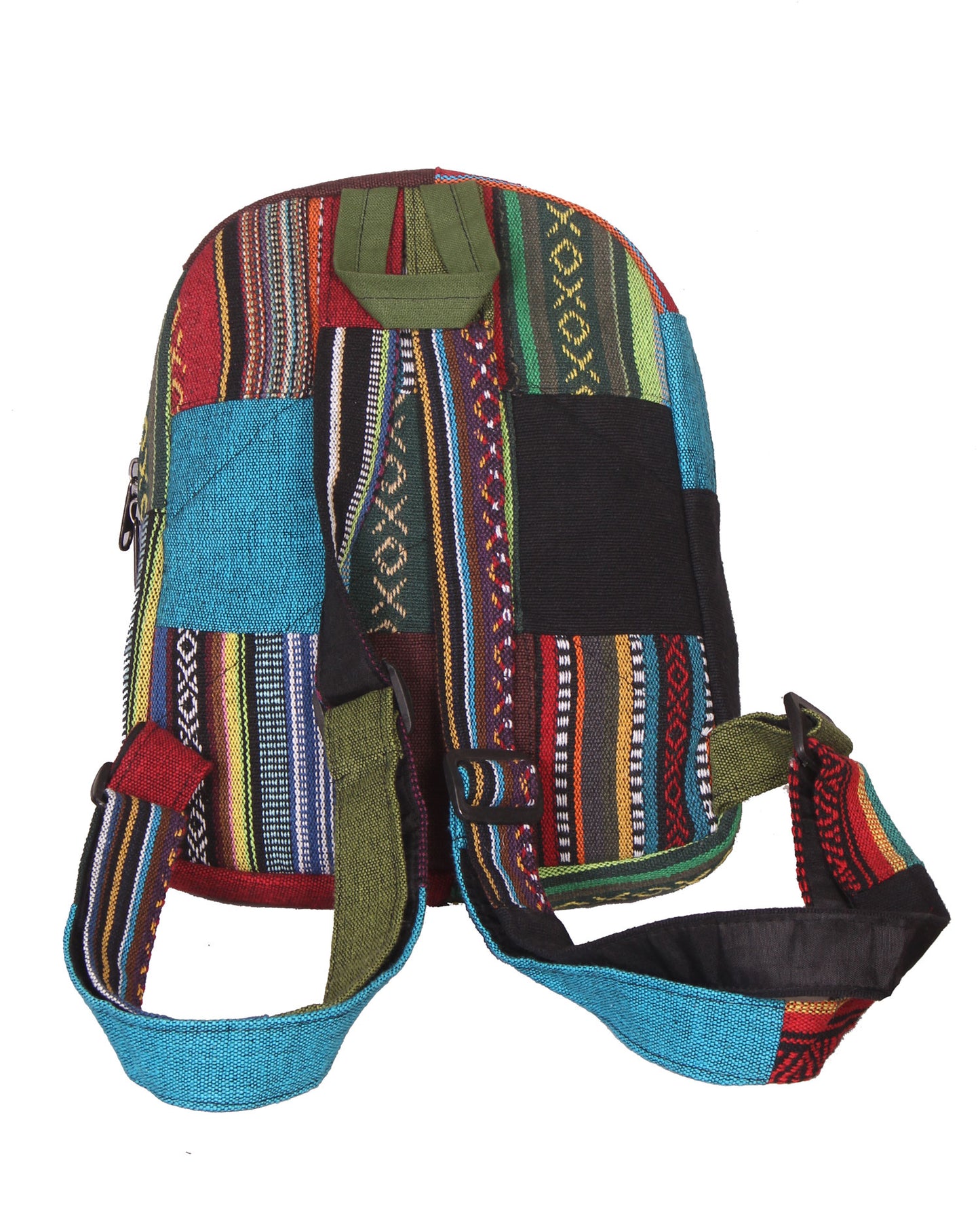 Full Patchwork Cotton Backpack