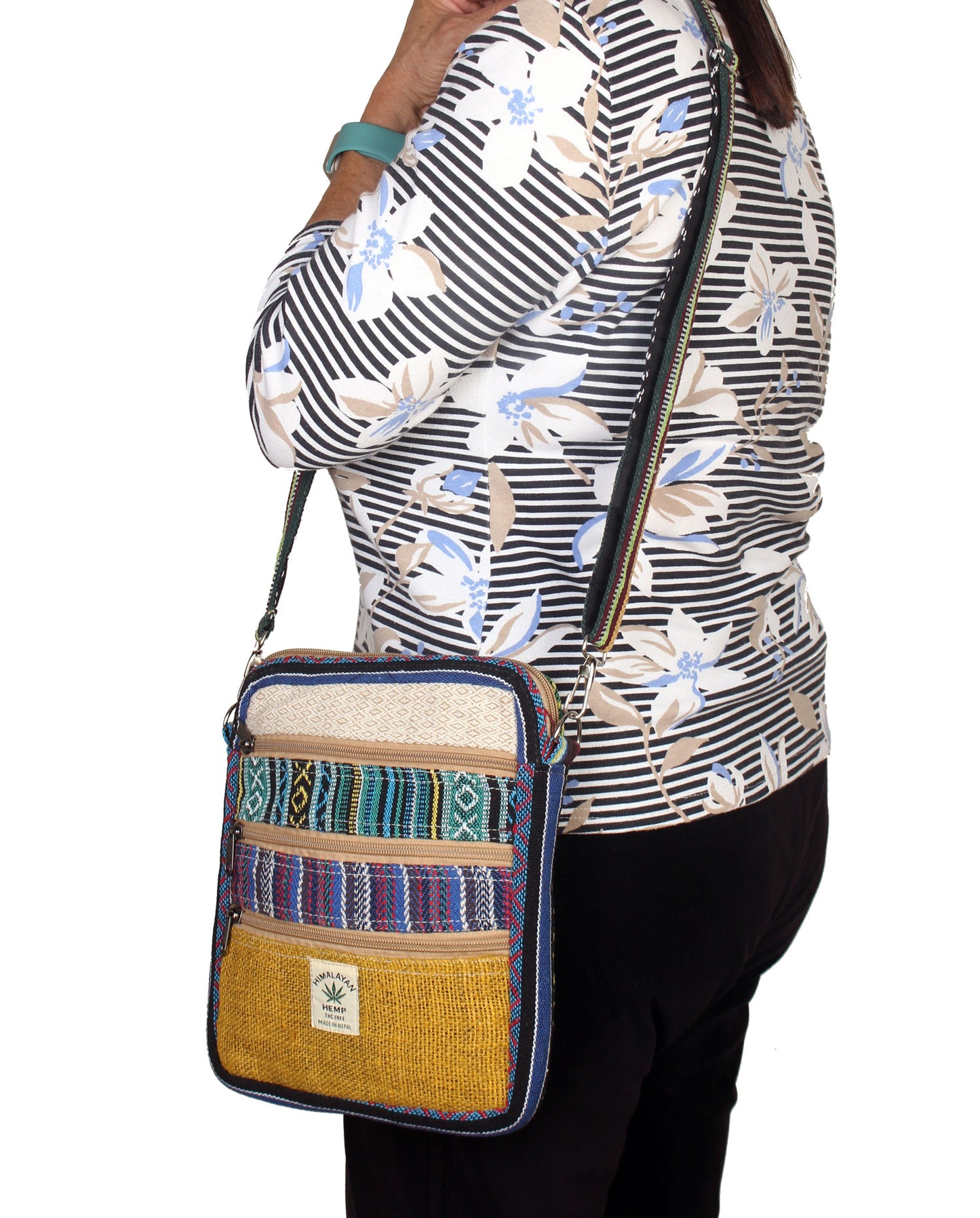 Five Zipper Hemp Bags