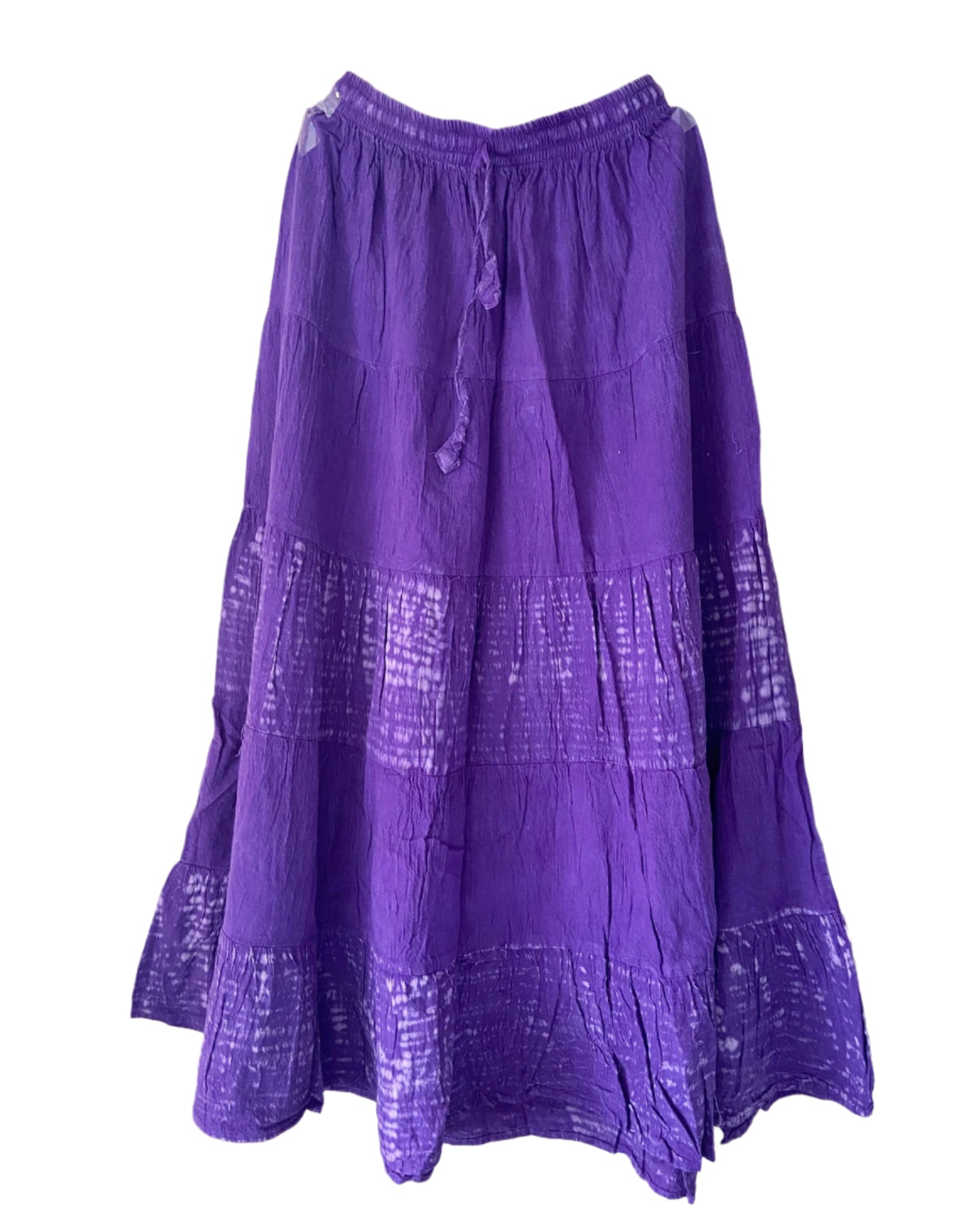 Stonewashed Cotton Maxi Skirts