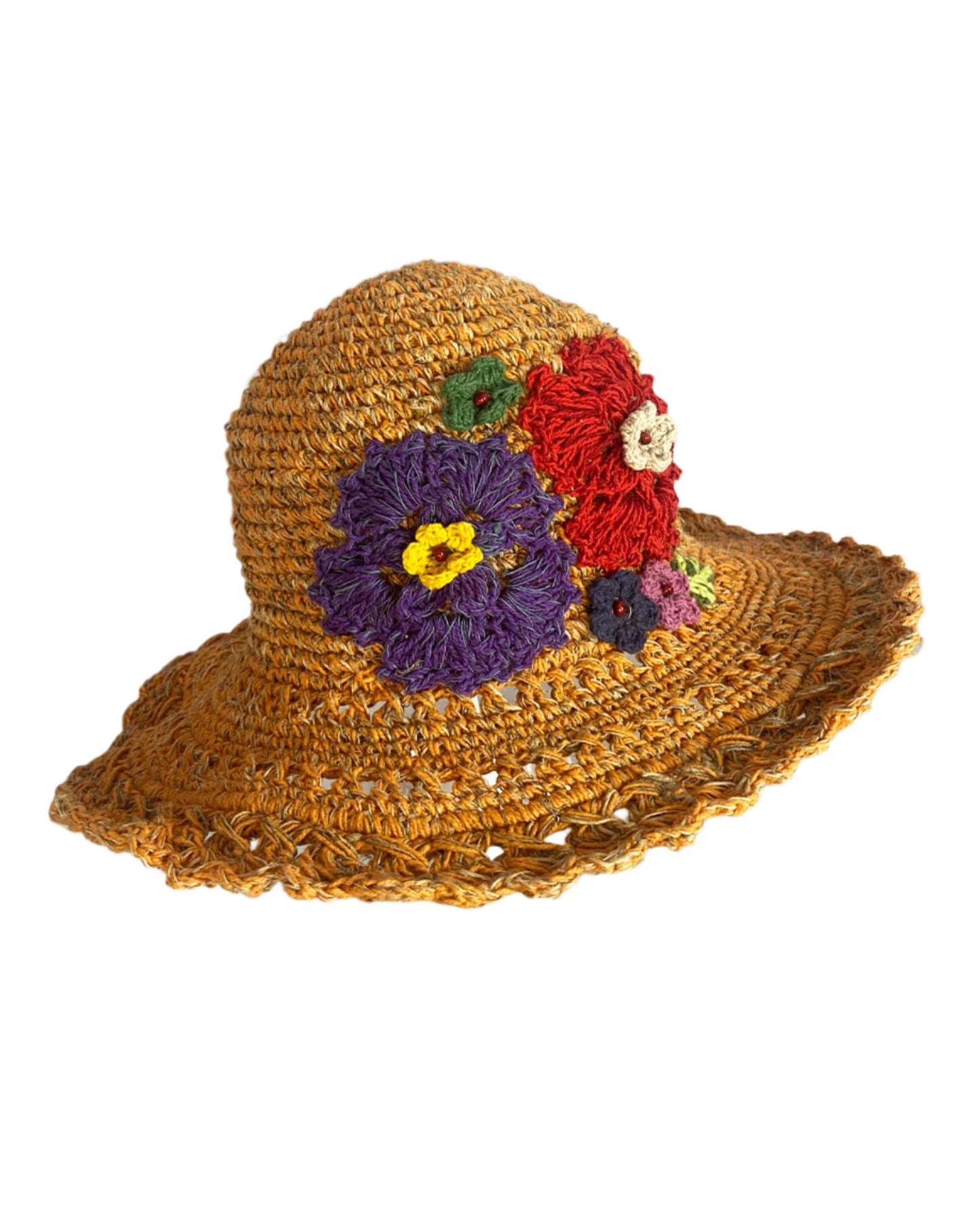 Hemp Cotton Flower Hats