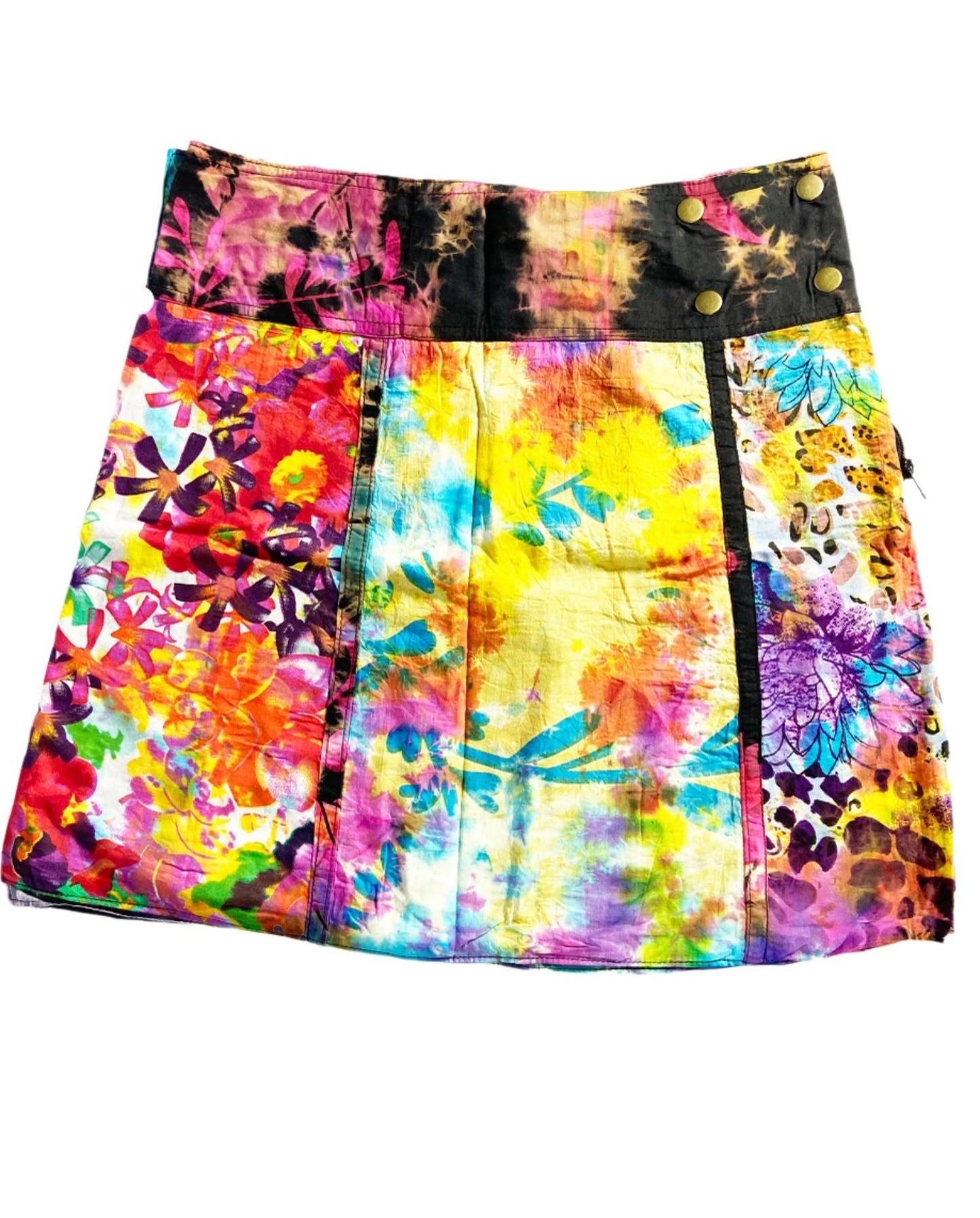Reversible Patch Cotton Skirts