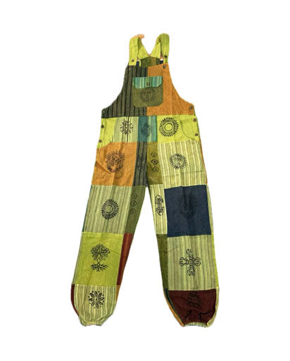 Nepalese Bohemian Cotton Overalls