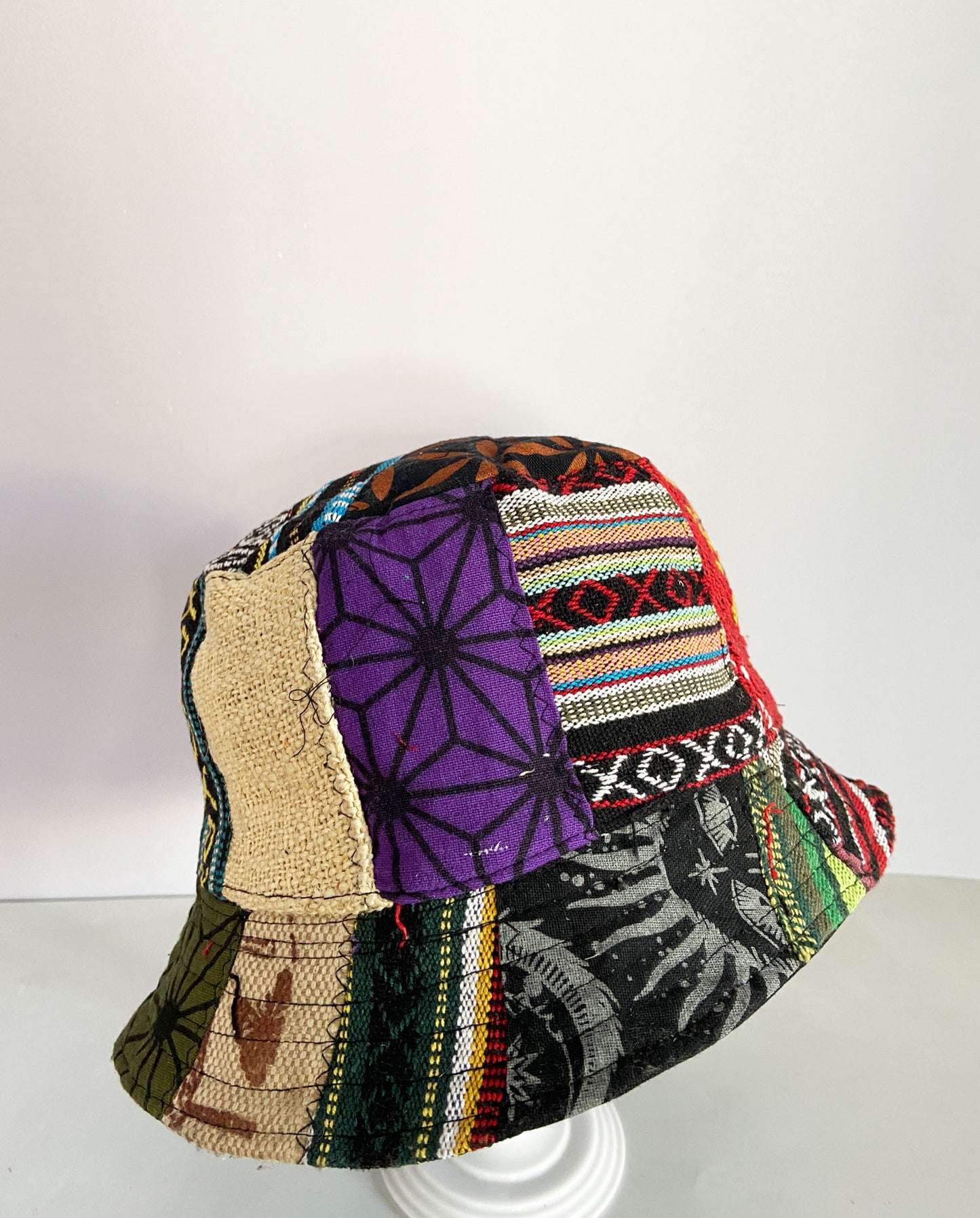 Patchwork Bucket Style Hats