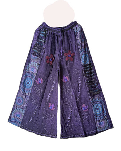 Plazzo Cotton Bohemian Trousers