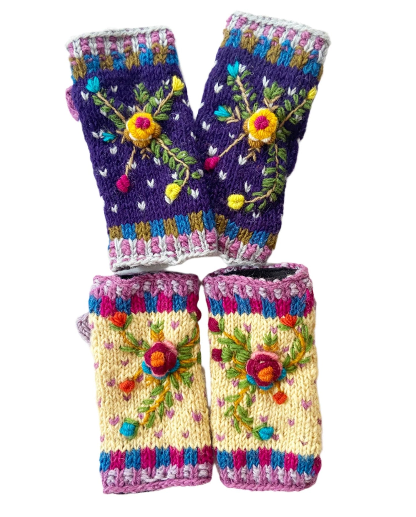 Handknitted Winter Woolen Handwarmers