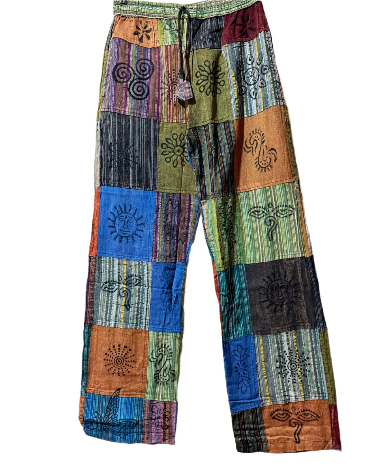 Vintage Hippie Cotton Trousers