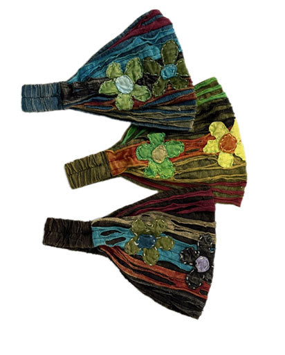 Flower Patch Razor Cut Headbands