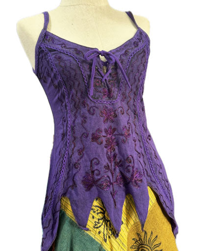 Womens Cotton Embroidery Tops