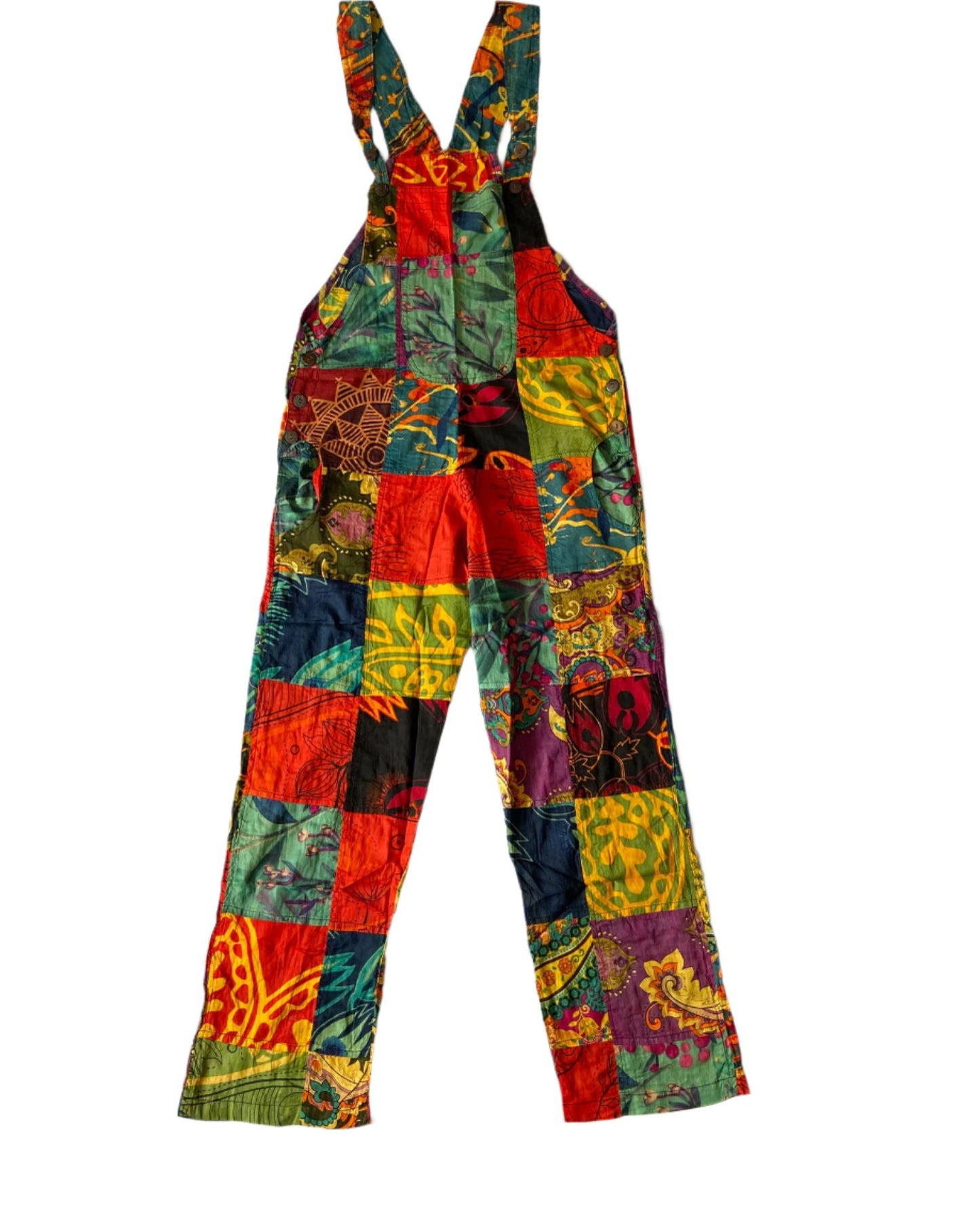 Nepalese Bohemian Patchwork Overalls Trousers