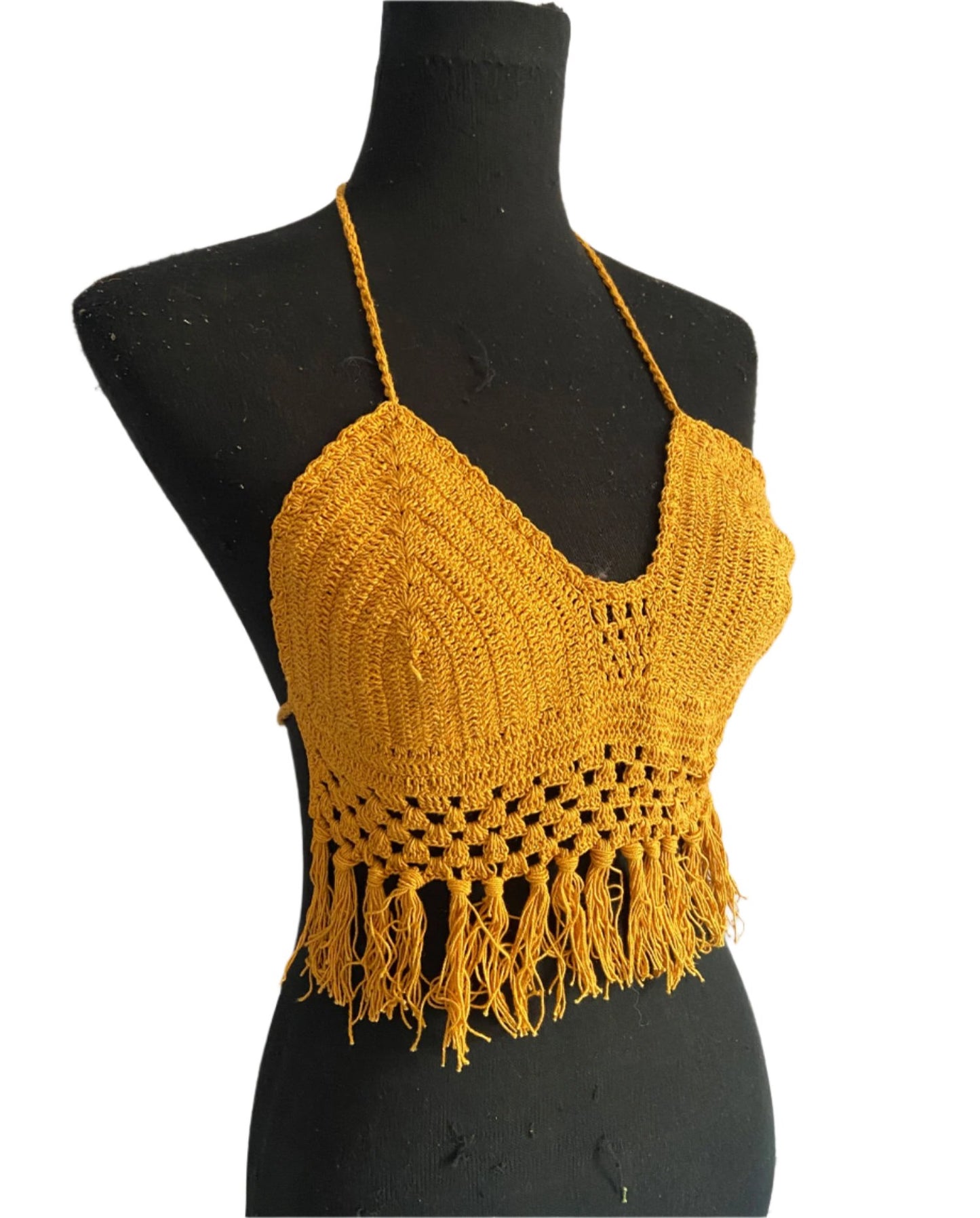 Cotton Crochet Bra Tops