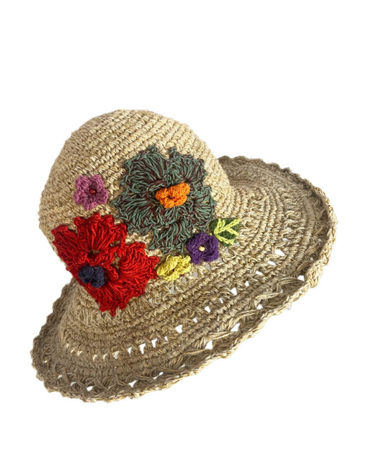 Hemp Cotton Flower Hats