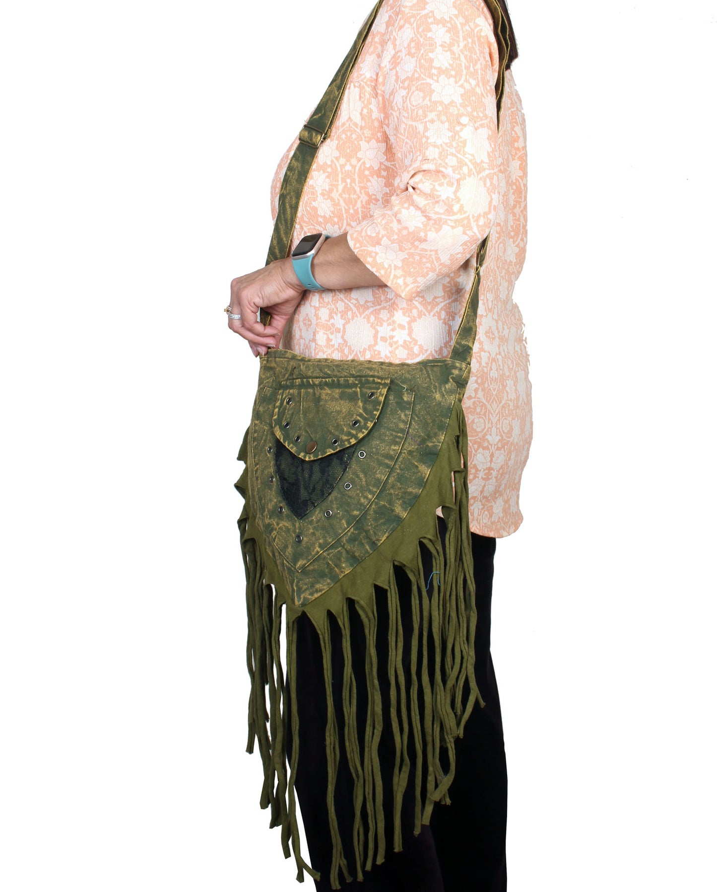 Nepalese Cotton Fringe Bags