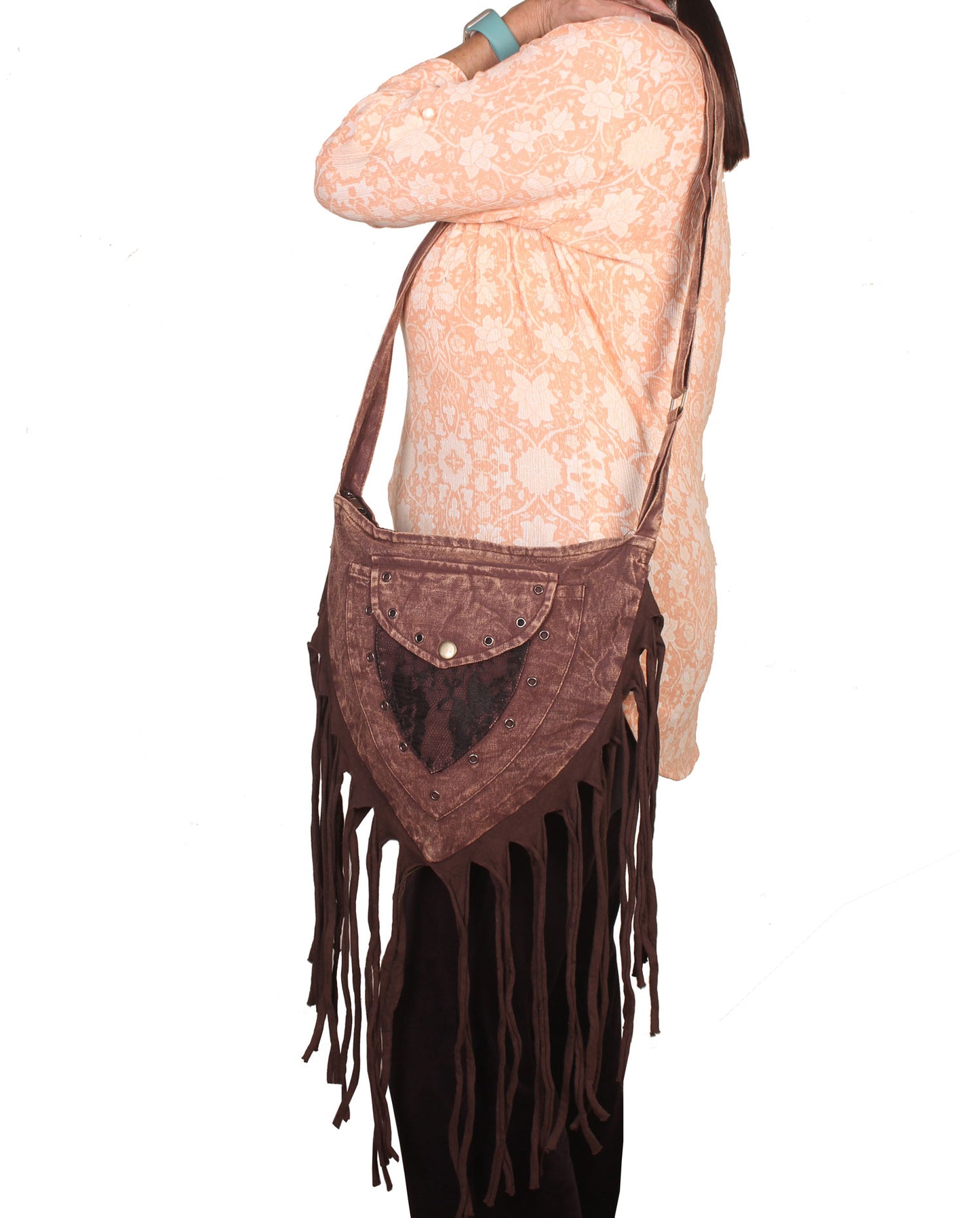 Nepalese Cotton Fringe Bags