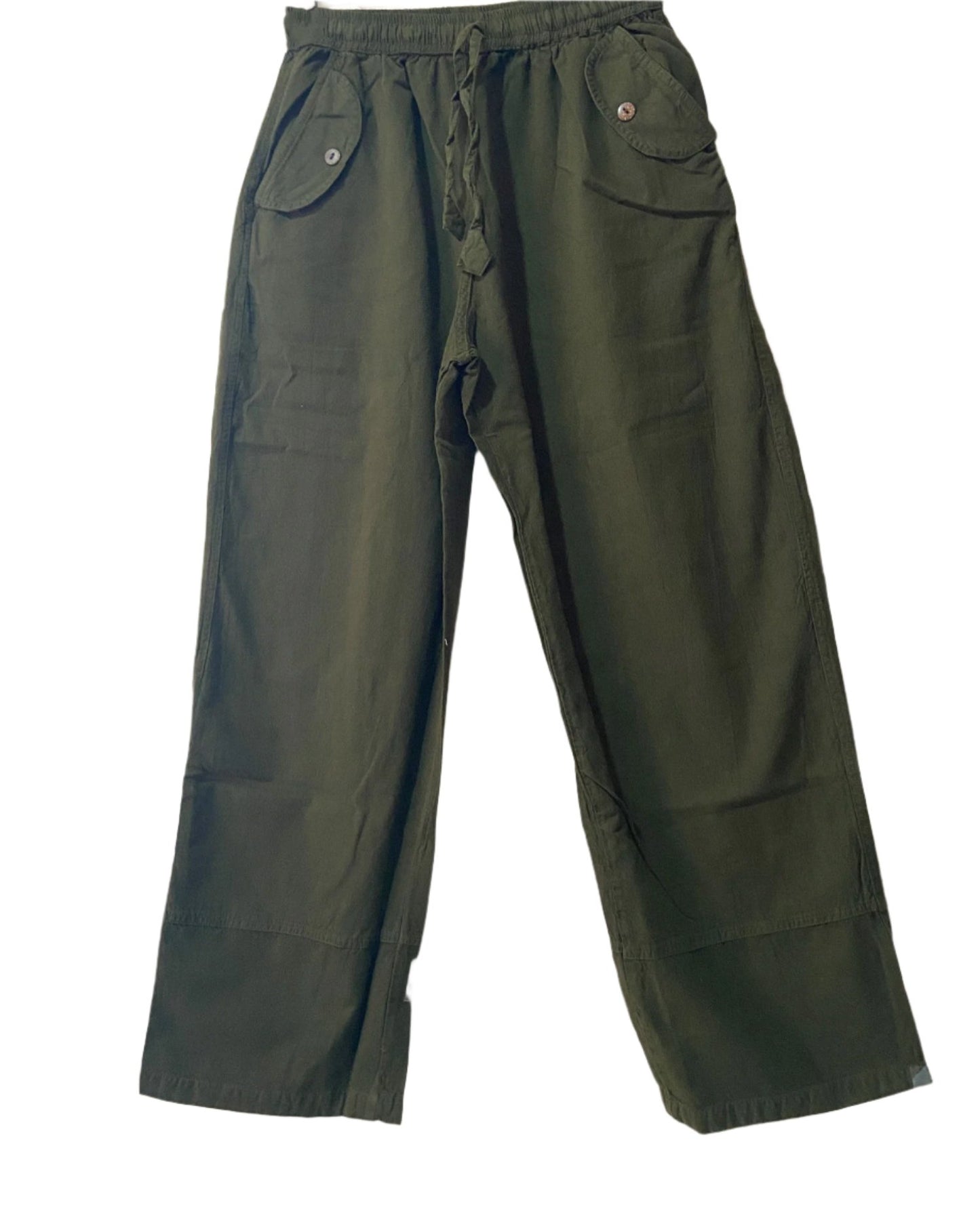 Enzyme Washed Cotton Trousers