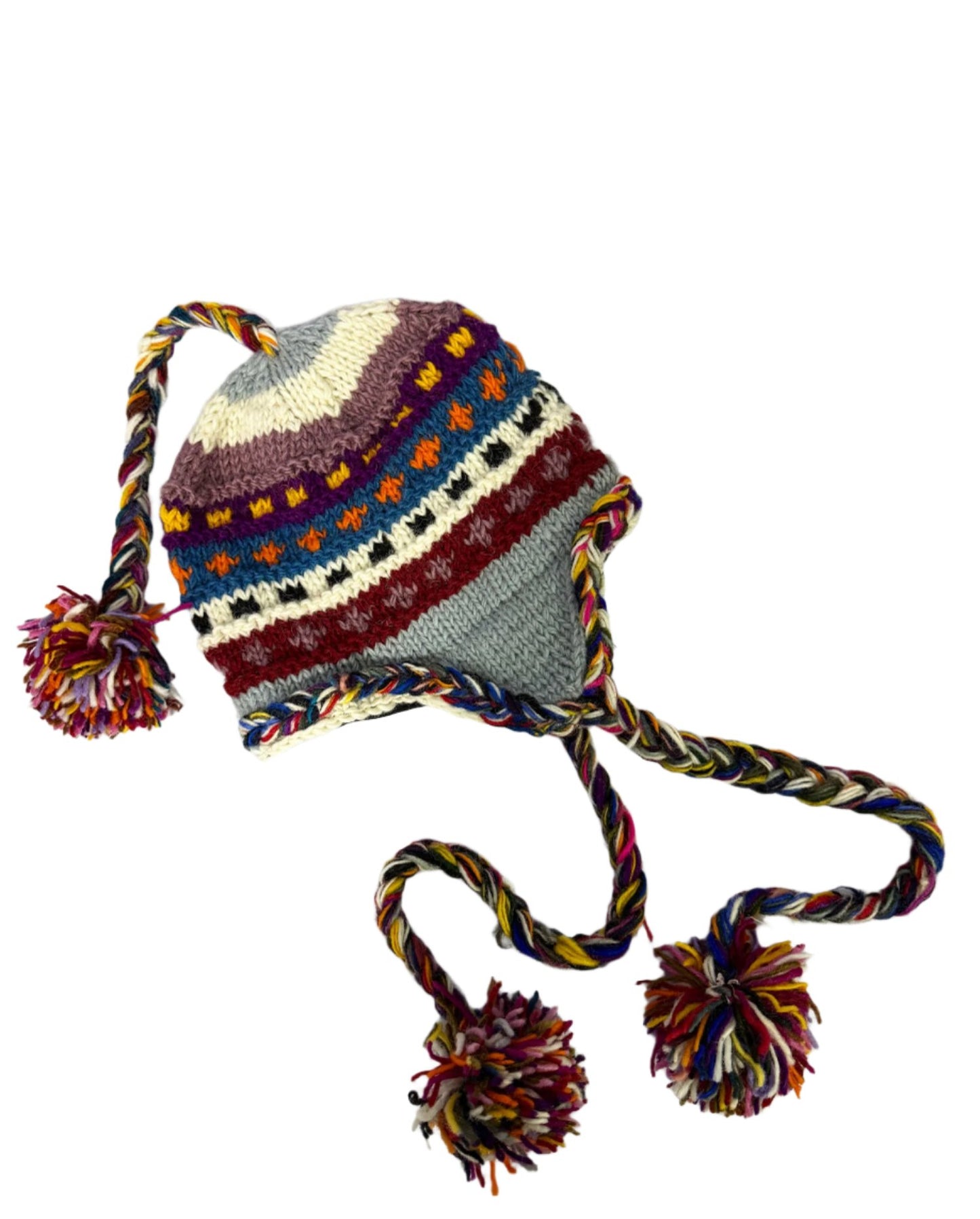 Multi Color Handknitted Woolen Hats