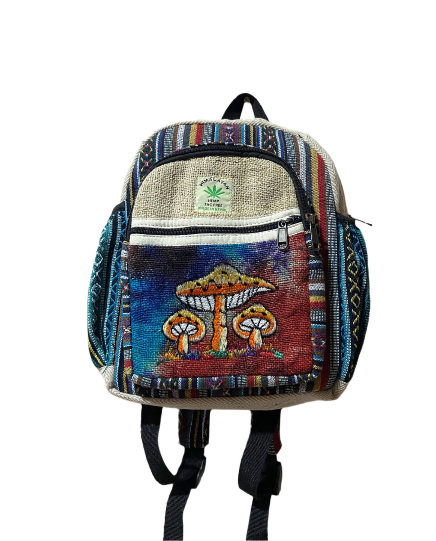 Himalayan Tie Dye Hemp Backpacks