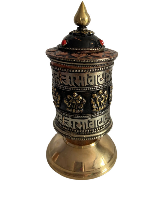 Eight Auspicious Symbols Prayer Wheels