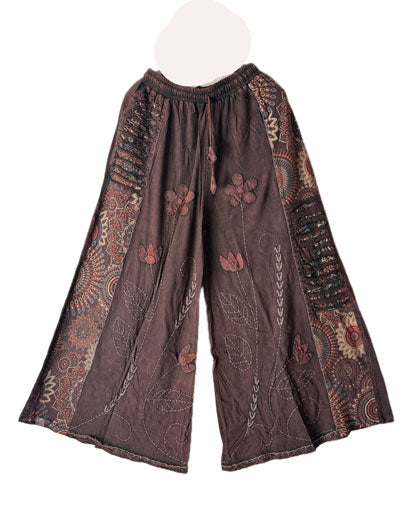 Plazzo Cotton Bohemian Trousers