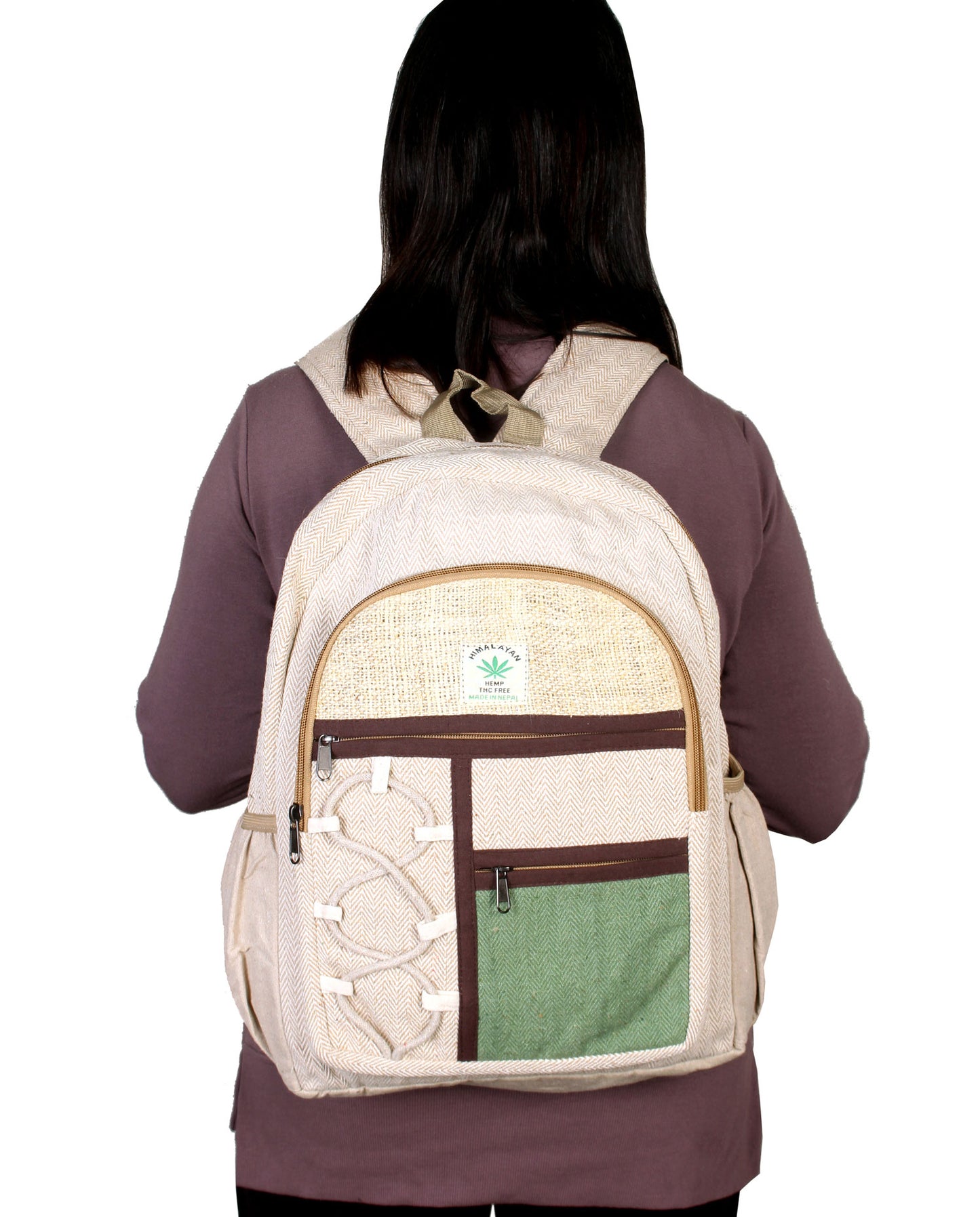 Patchwork Hemp Backpacks