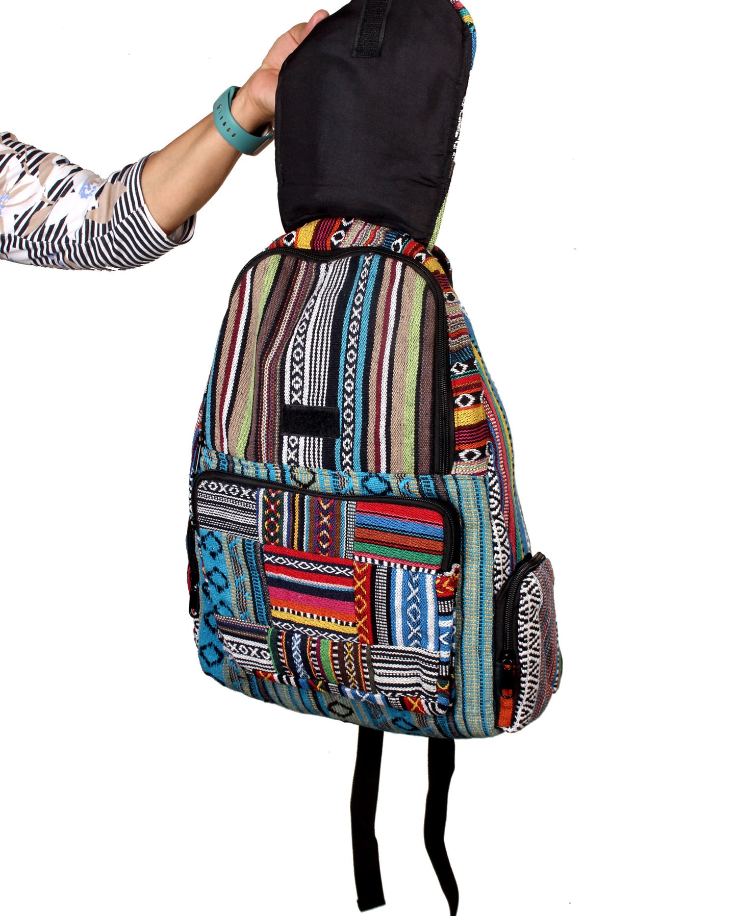 Patchwork Cotton Backpacks