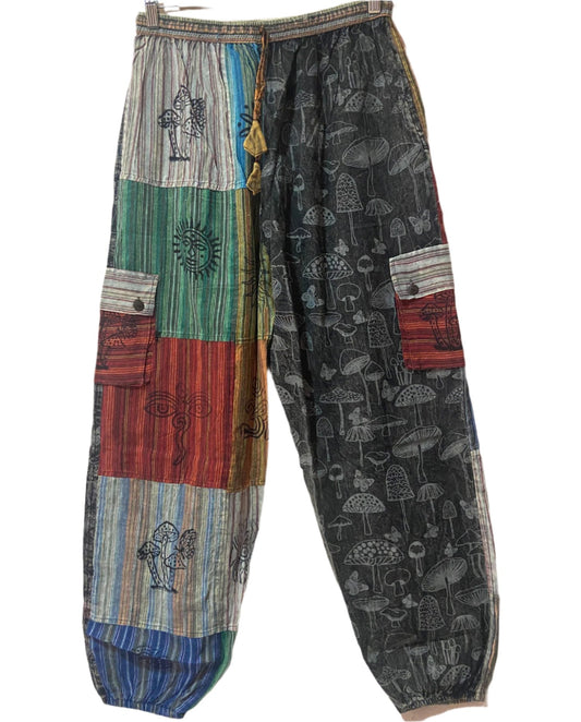 Loose Cotton Boho Trousers