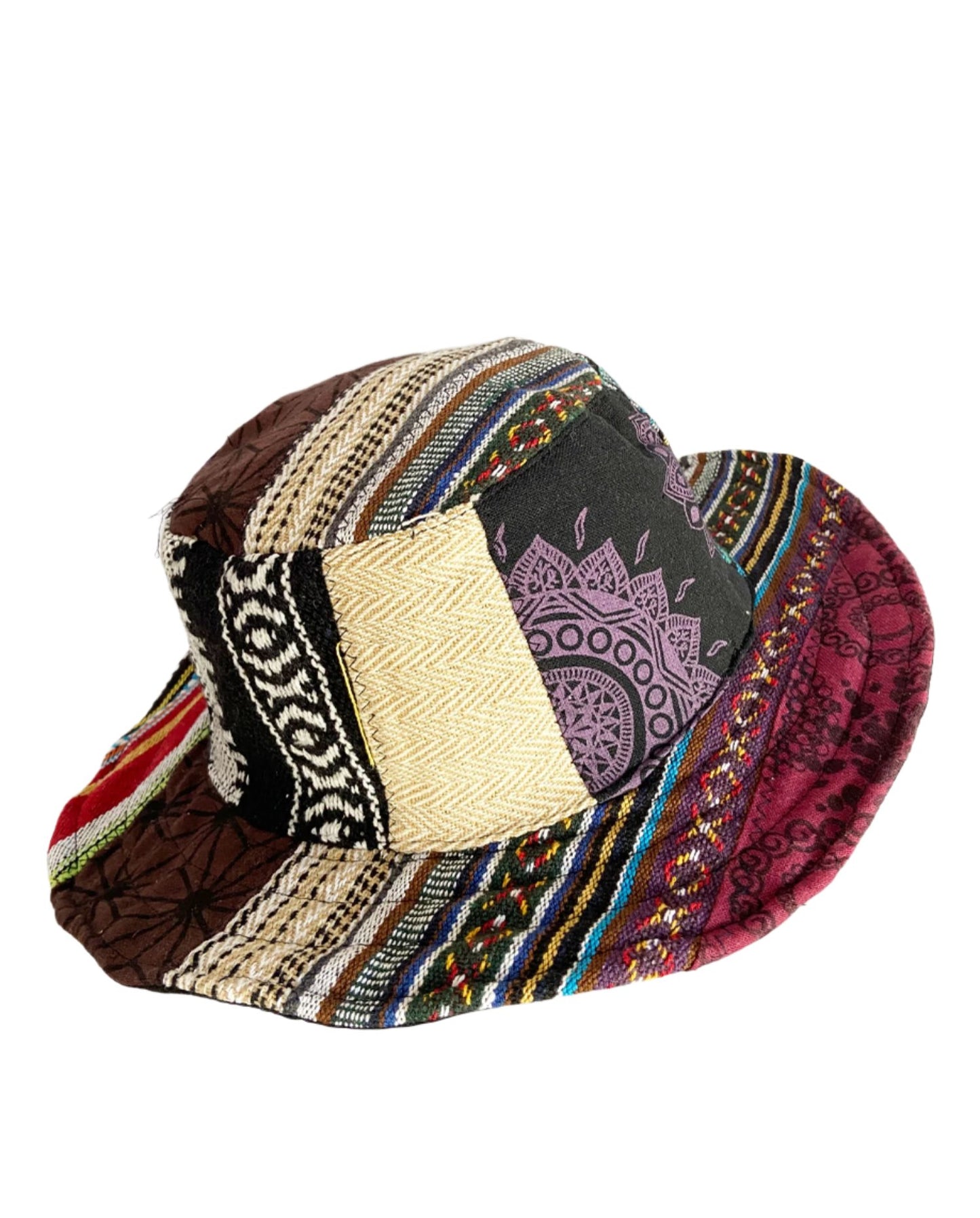 Multiple Patches Hemp Cotton Hats