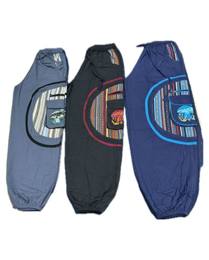 Multiple Pocket Cotton Trousers