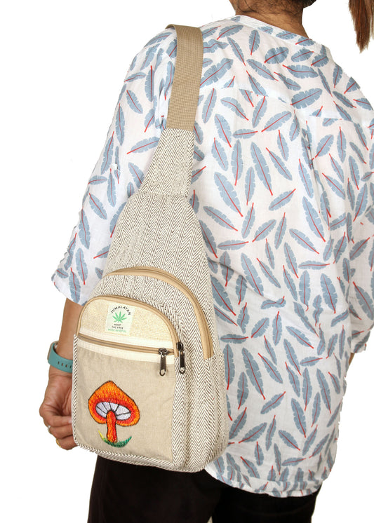 Hemp Chest Mushroom Bag