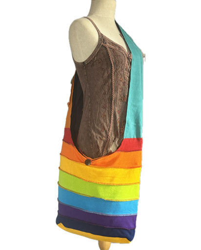 Rainbow Patches Cotton Bags