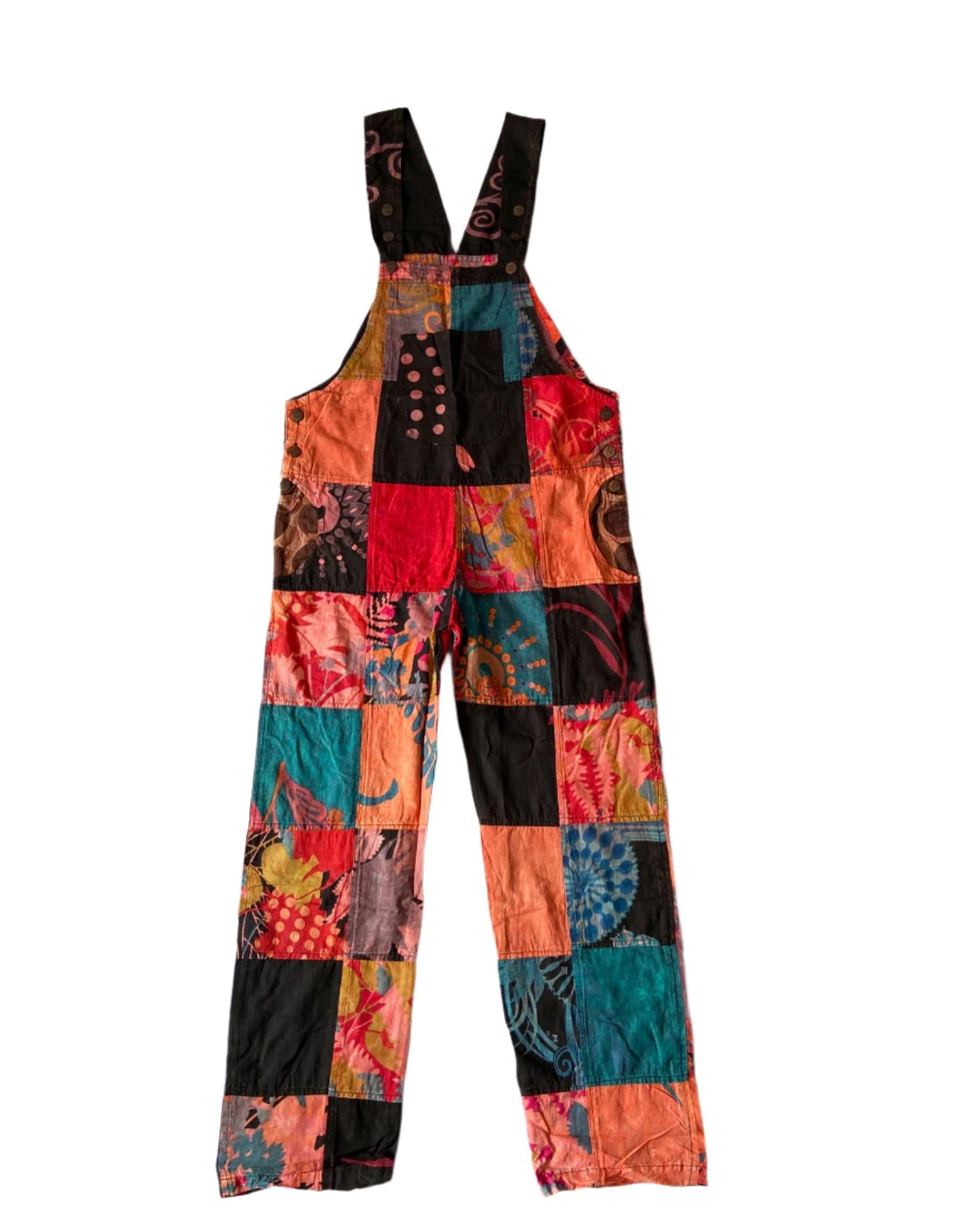 Nepalese Bohemian Patchwork Overalls Trousers