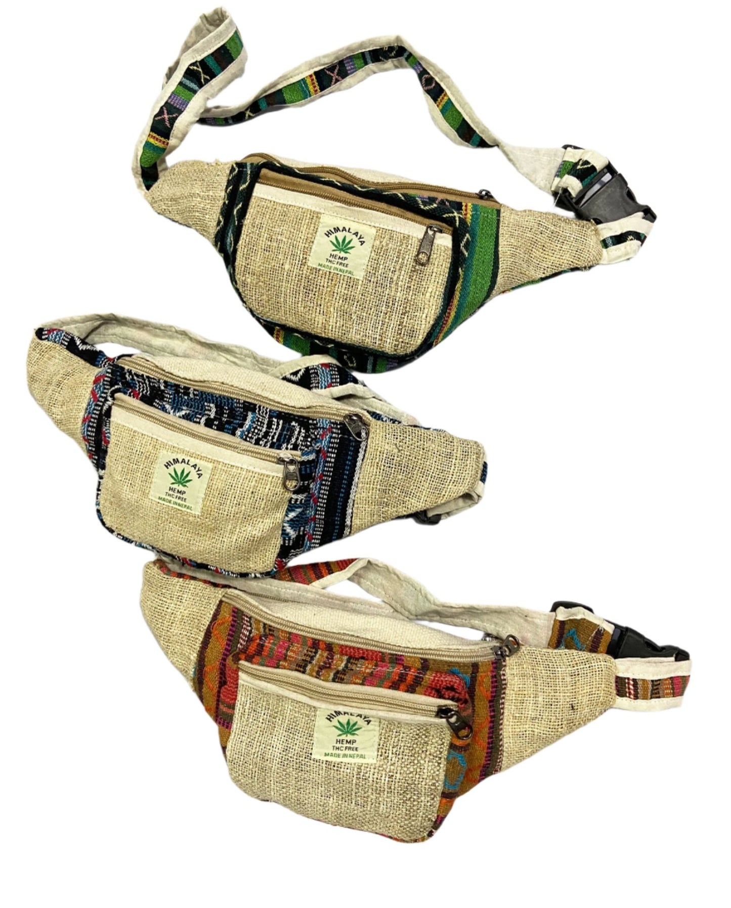 Himalayan Hemp Cotton Fanny Packs