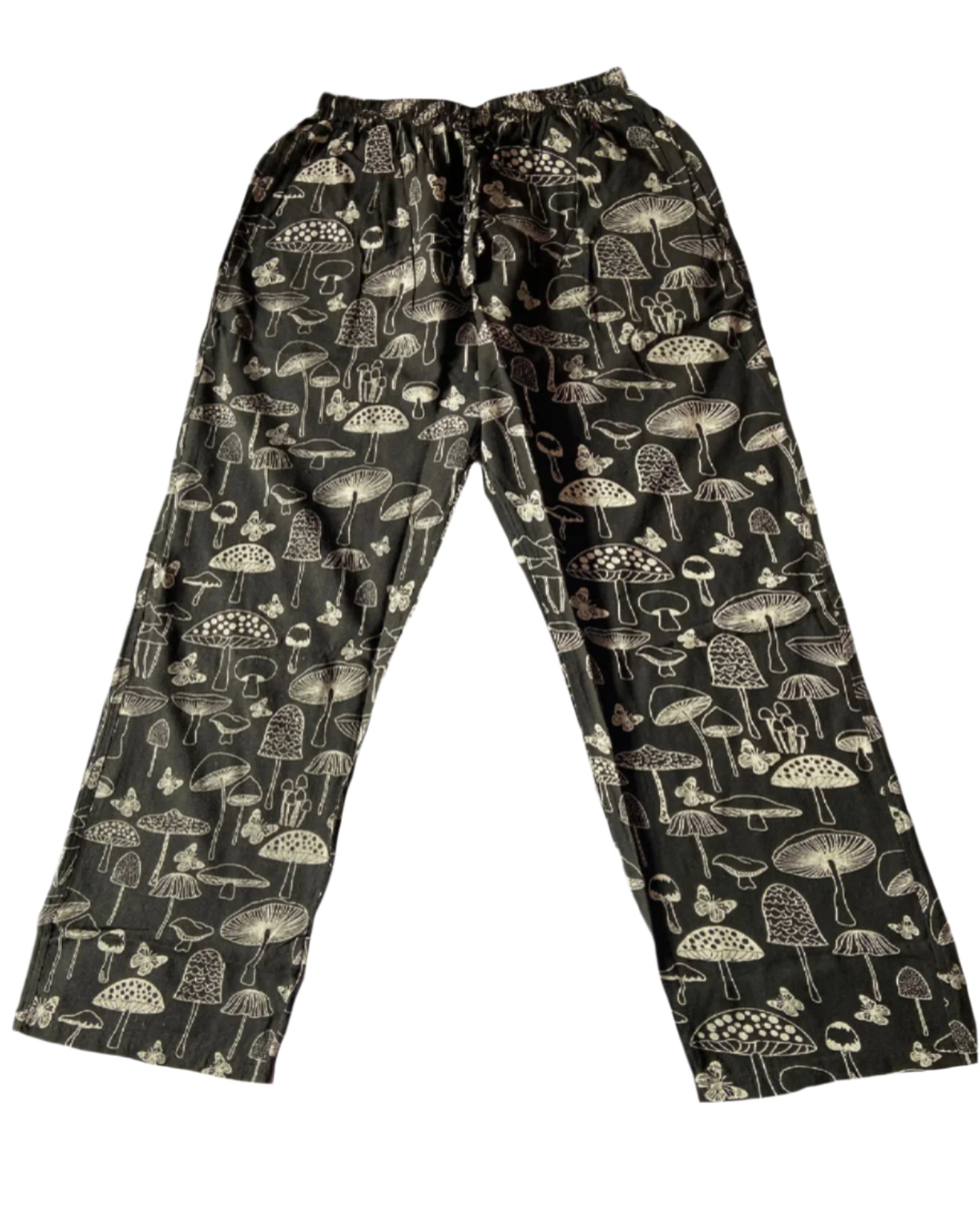Mushroom Cotton Trousers