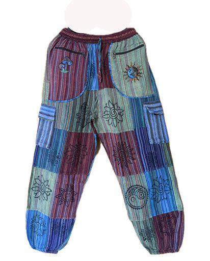 Himalayan Patchwork Cotton Trousers