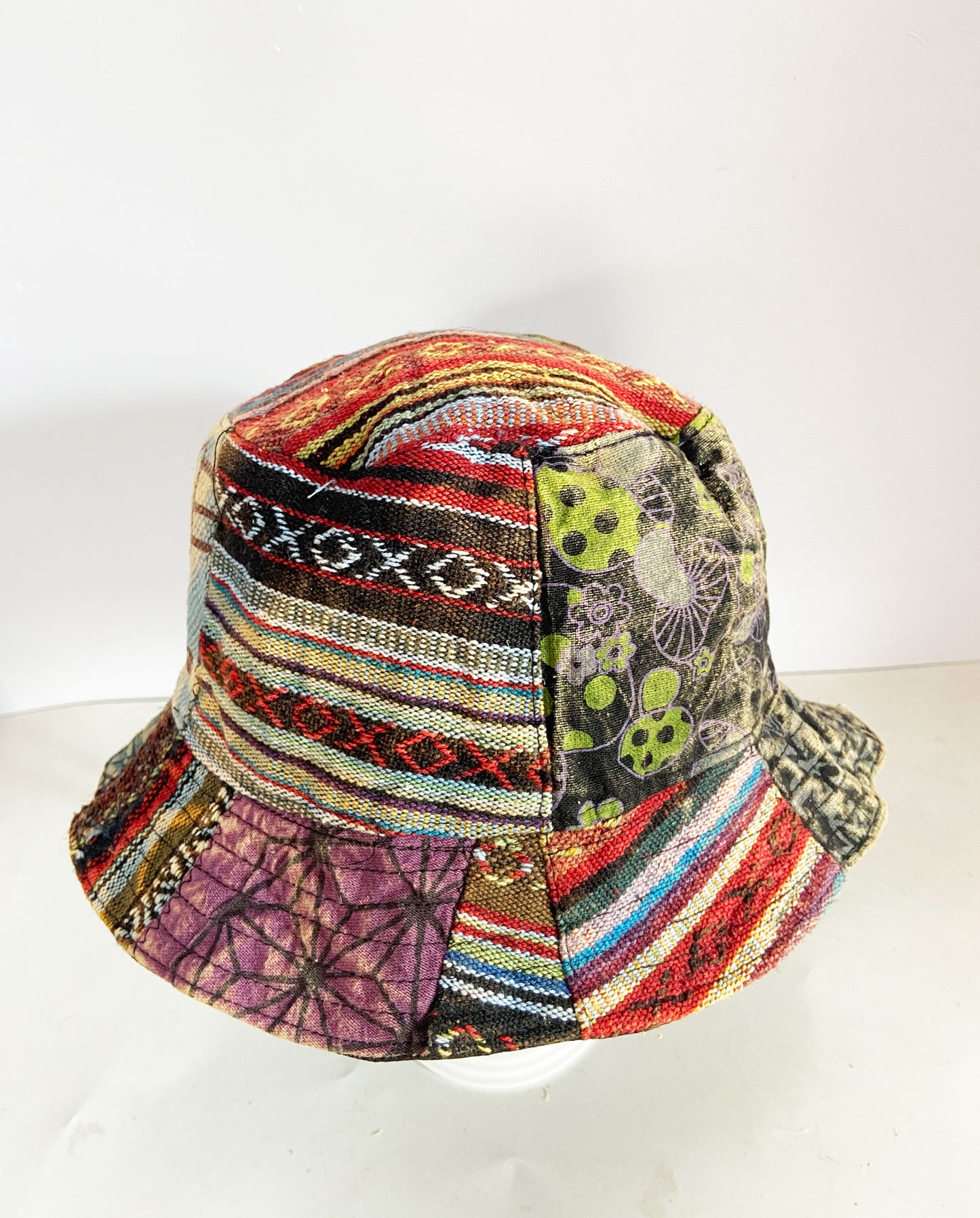 Stonewashed Patchwork Hats