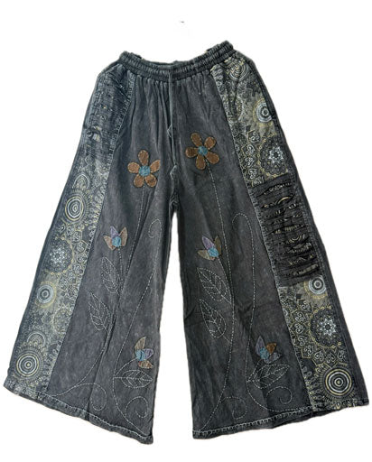 Plazzo Cotton Bohemian Trousers