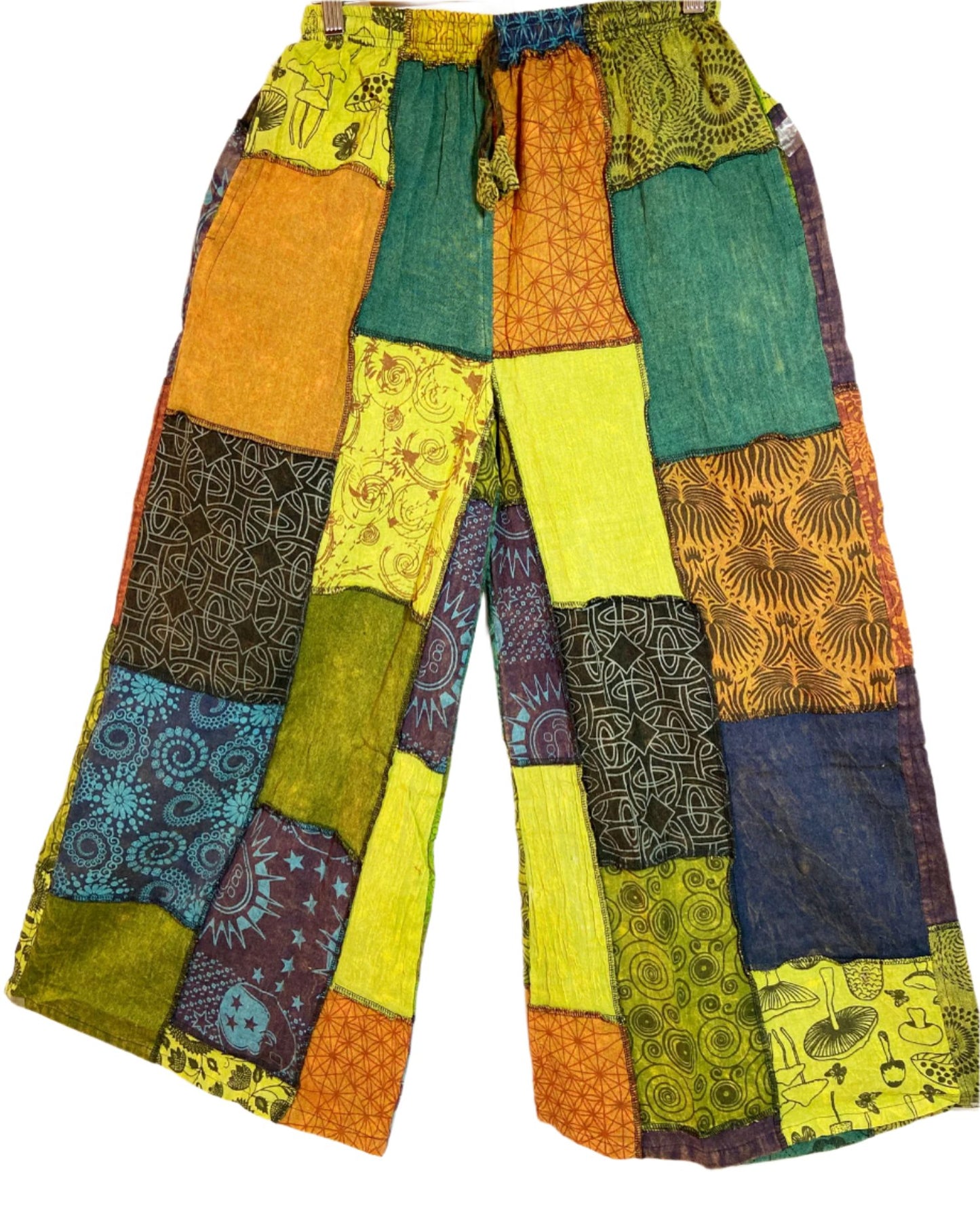 Plazzo Patchwork Trousers