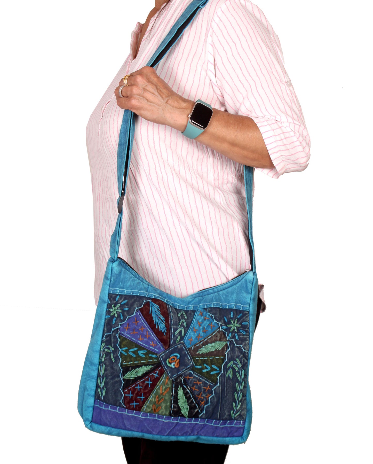 Womens Cotton Shoulder Bag