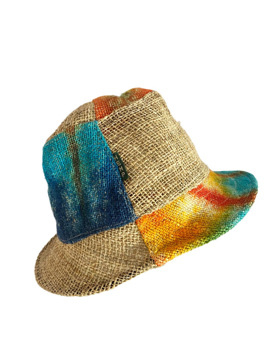 Half Tie Dyed Hemp Hats