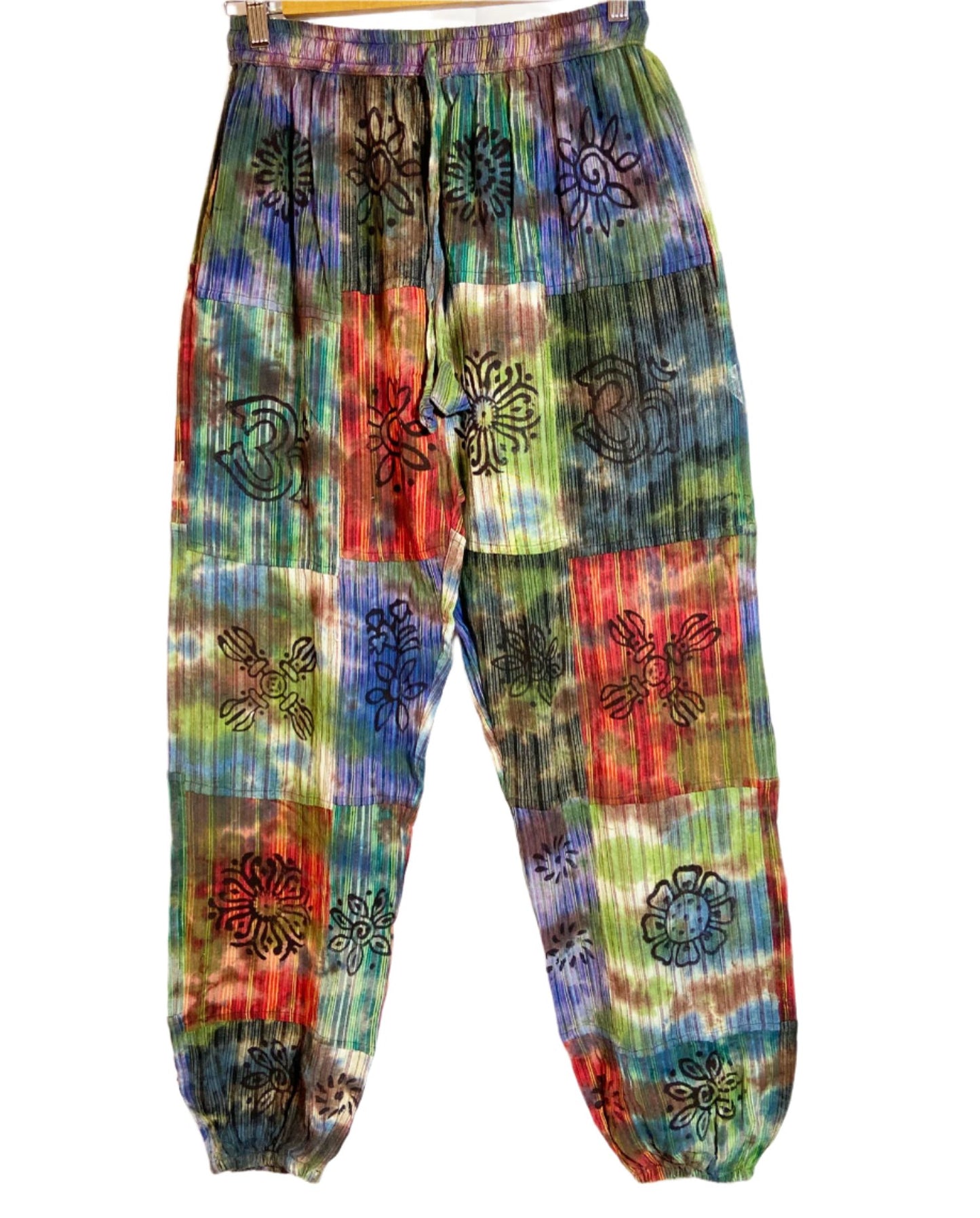 Tie Dyed Cotton Trousers