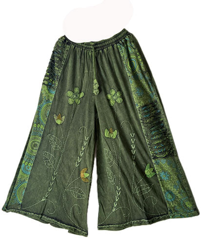 Plazzo Cotton Bohemian Trousers