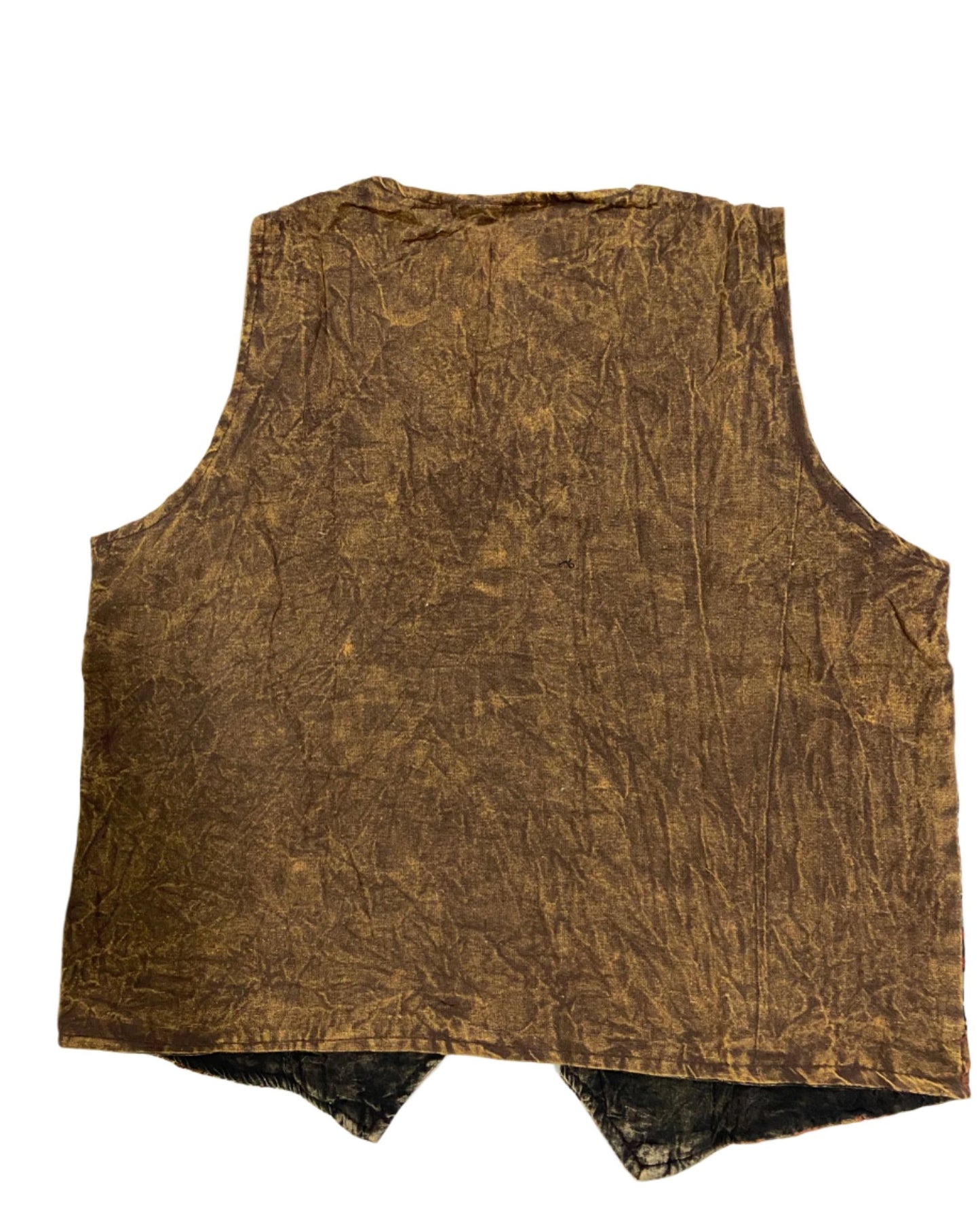 Patchwork Cotton Waist Coat Jackets