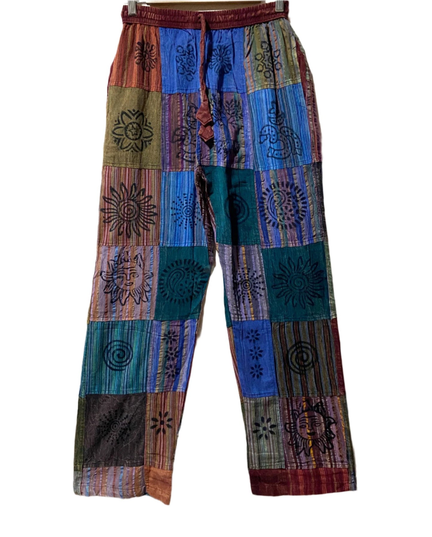 Vintage Hippie Cotton Trousers